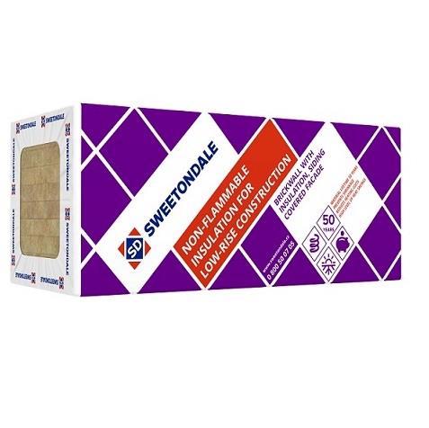 Утеплитель SD ULTRAWOOL BRICK 2.88м2 100мм 1200*600*100 45кг/м3