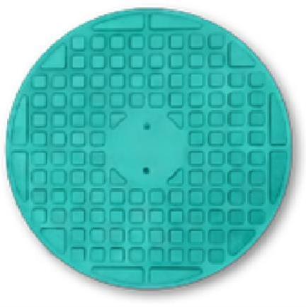 Люк каналізаційний полімер-піщаний 1т зелений (А6)