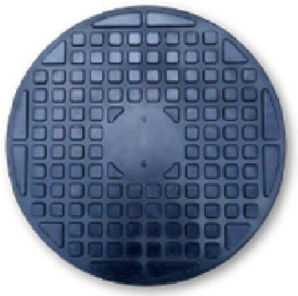 Люк каналізаційний полімер-піщаний чорний (А6)