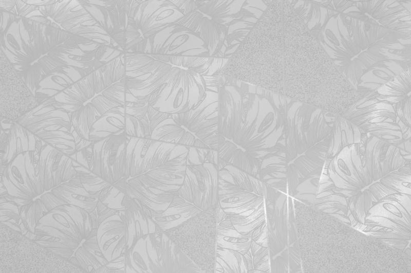 Шпалери вініл. CROCUS Фіджі 1.06*10.05м 8614 сір. листя