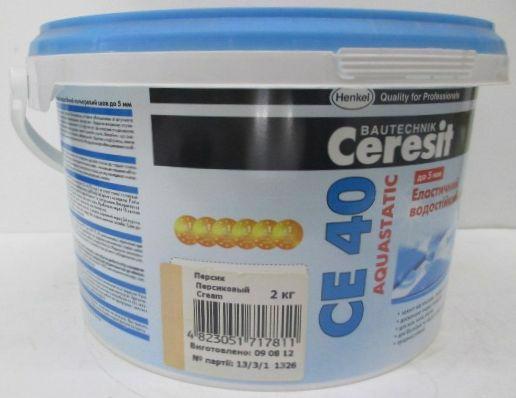 Затирка CERESIT CE-40 еластичн. 28 персик 2кг