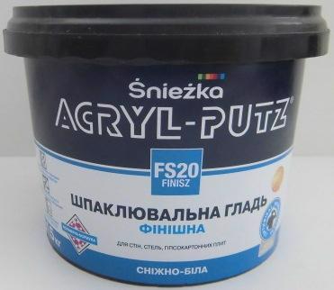 Шпаклівка SNIEZKA Acryl-Putz фін. 1.5кг