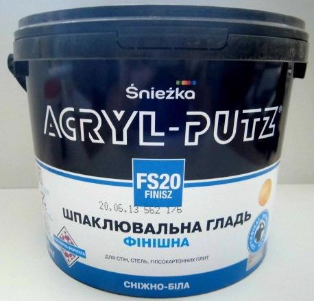 Шпаклівка SNIEZKA Acryl-Putz фін. 5.0кг