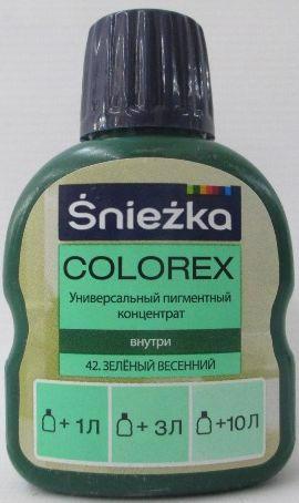 Краситель SNIEZKA Colorex 42 зел.весна конц. 0.1л