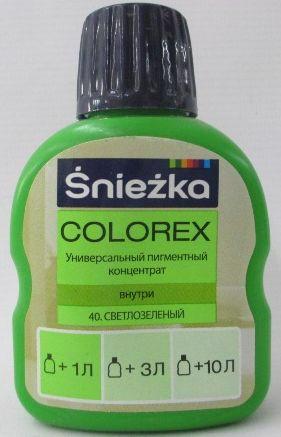 Краситель SNIEZKA Colorex 40 св.зелен. конц. 0.1л