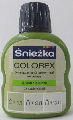 Краситель SNIEZKA Colorex 72 оливка конц. 0.1л