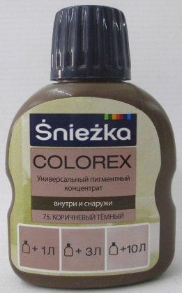 Барвник SNIEZKA Colorex 75 т.коричнев. конц. 0.1л