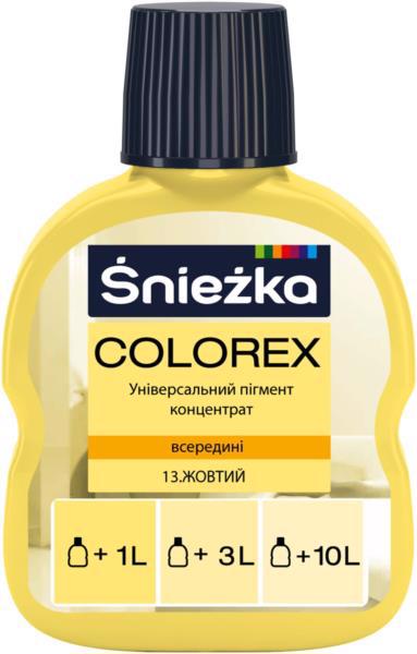 Барвник SNIEZKA Colorex 13 жовтий конц. 0.1л