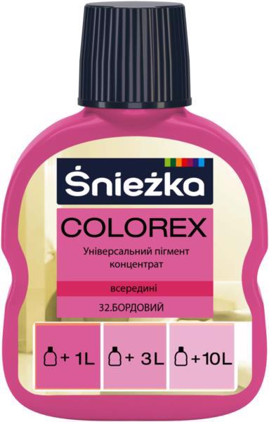 Барвник SNIEZKA Colorex 32 бордо конц. 0.1л