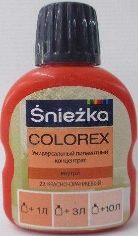 Барвник SNIEZKA Colorex 22 черв.-помаранч. конц. 0.1л