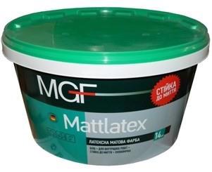 Краска интерьер. MGF M-100 Mattlatex латексная моющ. мат.  1.4кг