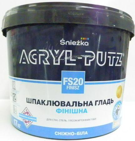 Шпаклівка SNIEZKA Acryl-Putz фін. 17кг