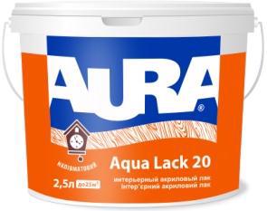 Лак акріл. AURA Aqua Lack 20 інтер'єрний 10л