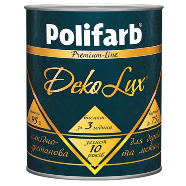 Эмаль POLIFARB DekoLux белая 0.7кг