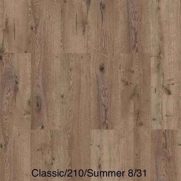 Ламинат STEPCLICK Classic Summer Oak KT210 1205*197*8 31кл.