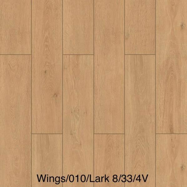 Ламинат STEPCLICK Wings 4V Lark SW010 1205*197*8 33кл.