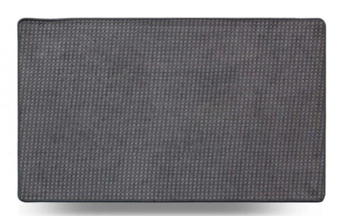 Коврик на рез. основе универсальный DARIANA Ананас 45*75см серый