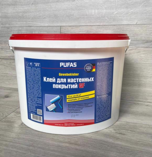 Клей готовий PUFAS для настінних покриттів GF 10 кг
