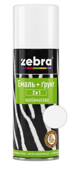 Грунт-эмаль аэроз. ZEBRA 2в1 88 темно-коричневая мат. 400мл