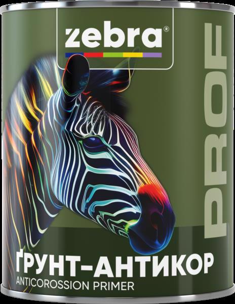 Грунт ZEBRA MASTER ГФ-021 №М87 красно-коричневый 2.6кг