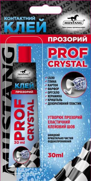 Клей контактний MUSTANG prof crystal 30мл