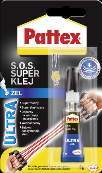 Клей Супер PATTEX гель (бл) 2г