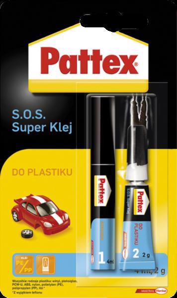 Клей Супер PATTEX для пластику (бл)2г