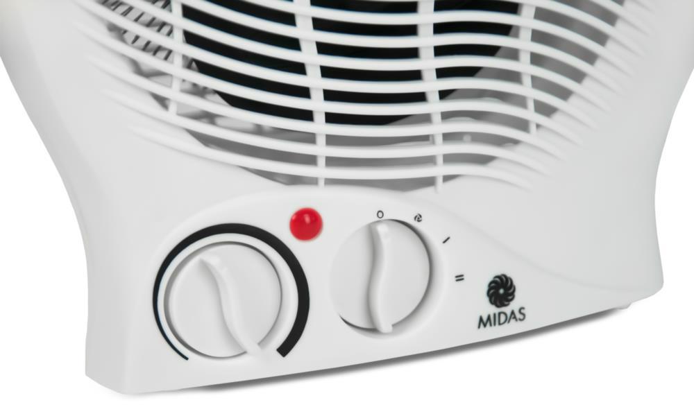 Тепловентилятор MIDAS FH-501-2 білий