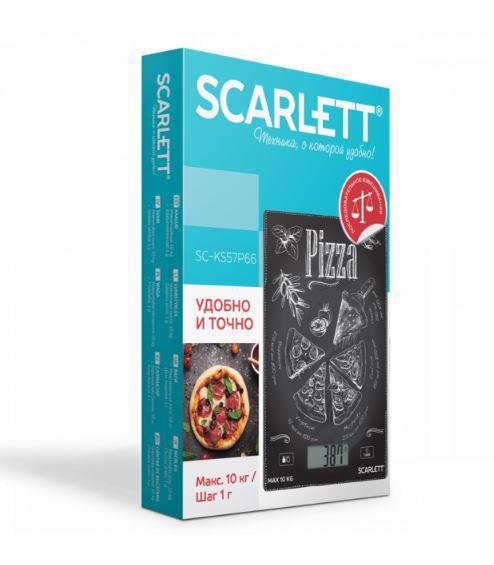 Весы кухонные SCARLETT 10кг SC-KS57P66