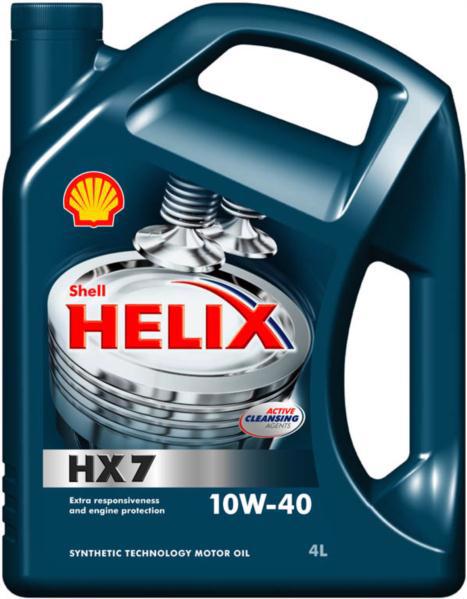 Масло моторное SHELL Helix HX7 10w40 4.0л