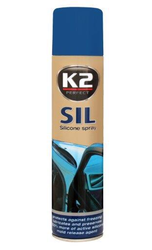 Смазка K2 Sil Spray Силиконовая 300мл /аэрозоль/