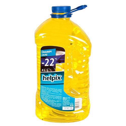 Автоочищувач стекол HELPIX -22°С лимон 4л