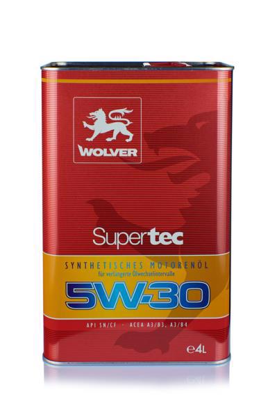 Масло моторное WOLVER SuperTec 5W-30 SM/CF 4л