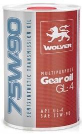 Масло трансм. WOLVER Multipurpose Gear Oil 75W-90 GL-4 1.0л