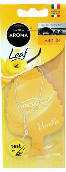 Ароматизатор AROMA CAR Leaf ваниль /картон/