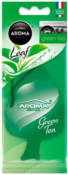 Ароматизатор AROMA CAR Leaf зелений чай /картон/