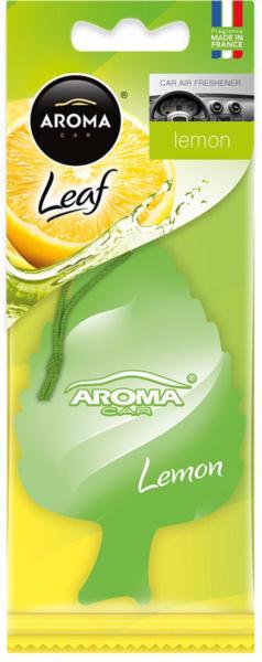 Ароматизатор AROMA CAR Leaf лимон /картон/