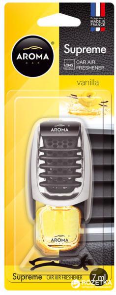 Ароматизатор AROMA CAR Supreme ваніль 7мл /дефлектор/