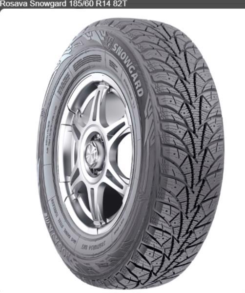 Автошина ROSAVA Snowgard 185/60 R14 82T зимова