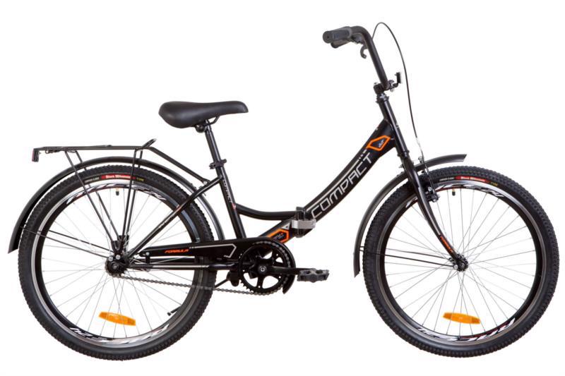 Велосипед гір. 24" FORMULA Compact 2019 чор.-оранж.