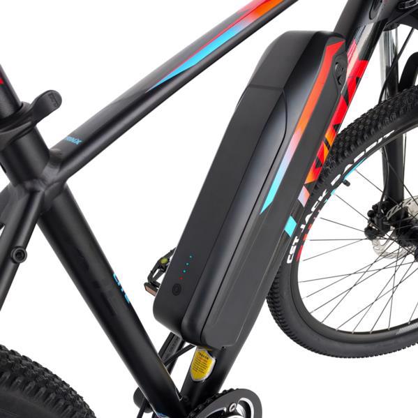 Велосипед електро 26" TRINX X1E 2019 чор.-черв.-син.
