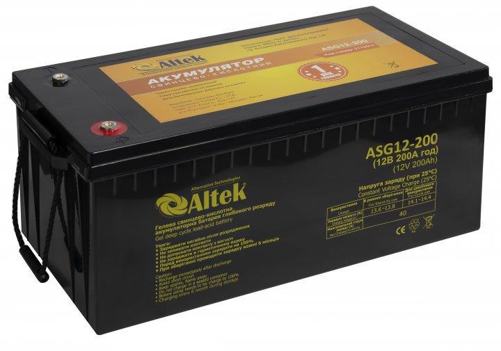 Аккумулятор свинцовый ALTEK ABT-200Аh/12V GEL 2114224