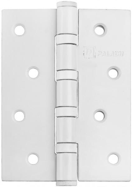 Петля дверная врезная универсал 100*75*2.5мм белая PALADII MW ПП077/ПП082