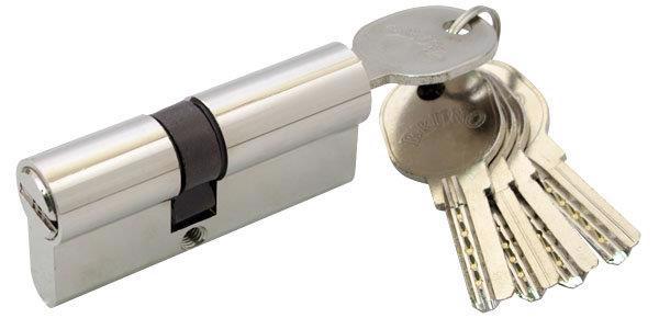Секрет BRUNO 68мм 30*38 лаз. ключ/ключ никель 15312