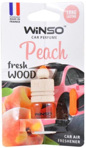 Ароматизатор WINSO Fresh WOOD Peach 4г /бочонок/