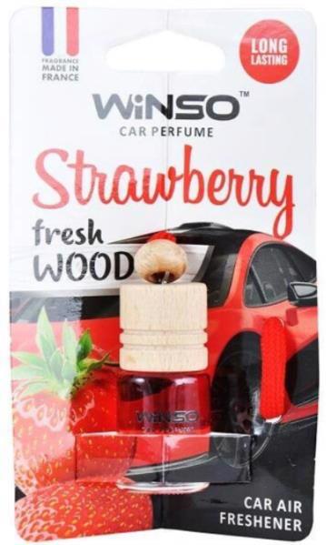 Ароматизатор WINSO Fresh WOOD Strawberry 4г /бочонок/