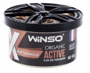 Ароматизатор WINSO Organic X Active Anti Tobacco 40г /под сиденье/