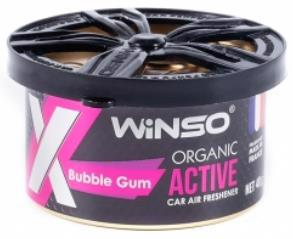 Ароматизатор WINSO Organic X Active Bubble Gum 40г /под сиденье/