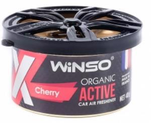 Ароматизатор WINSO Organic X Active Cherry 40г /под сиденье/