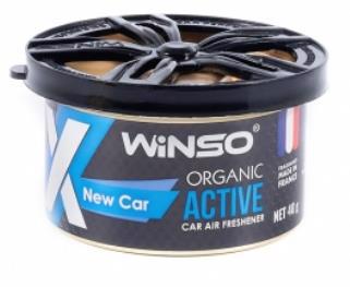 Ароматизатор WINSO Organic X Active New Car 40г /под сиденье/
